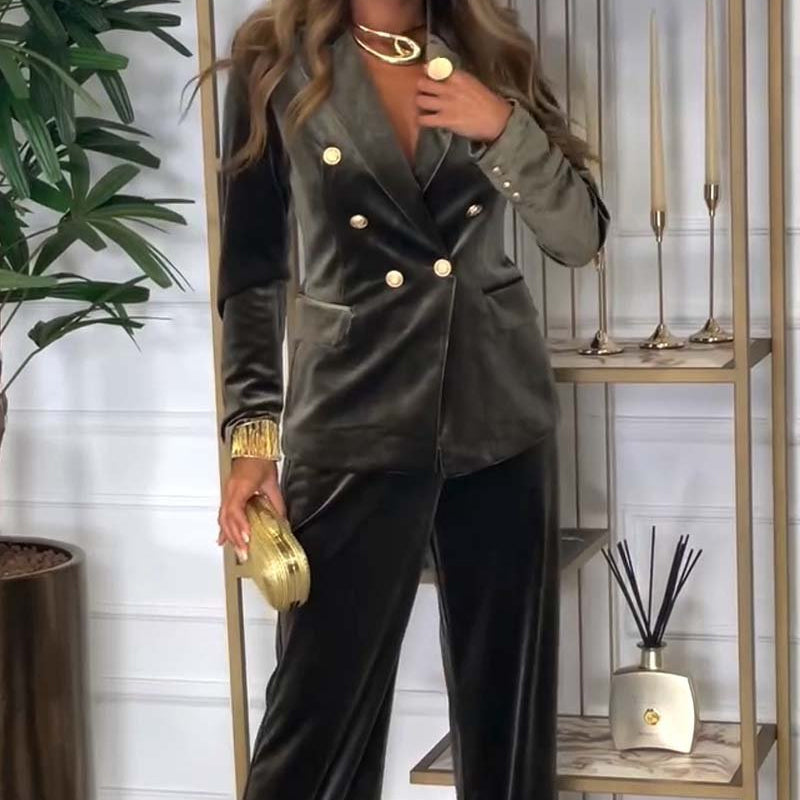 Women's Elegant Classic Set Blazer & Pants