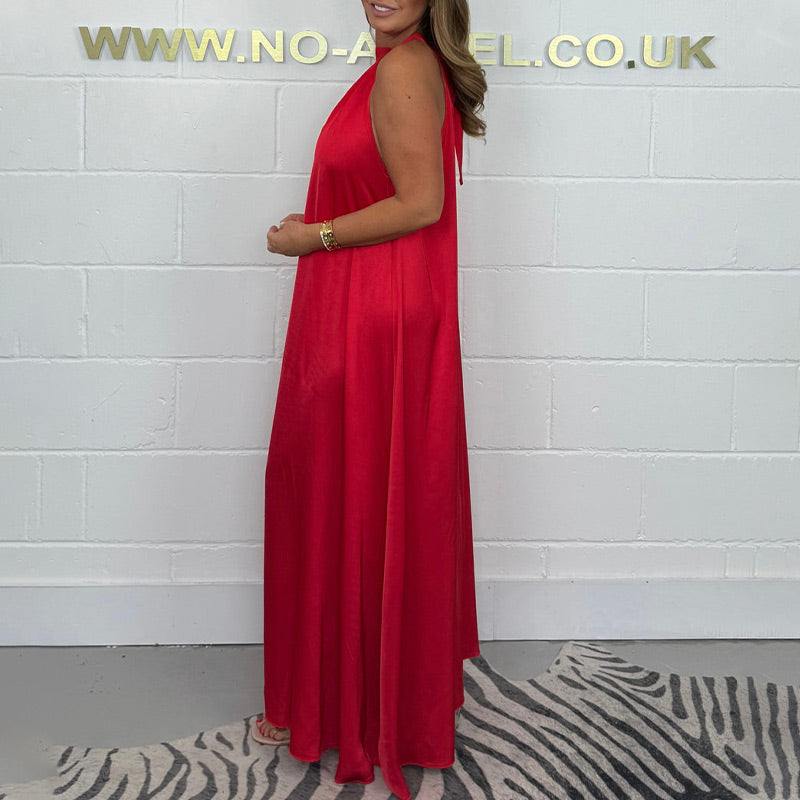 Women’s Halter Maxi Dress