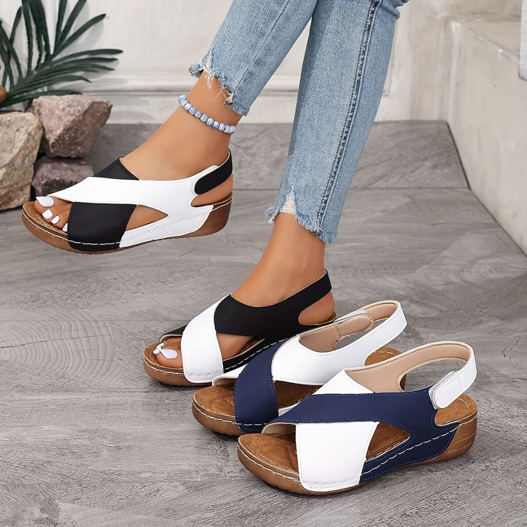 Women's Ultra Comfortable Slope Heel Orthopaedic Sandals