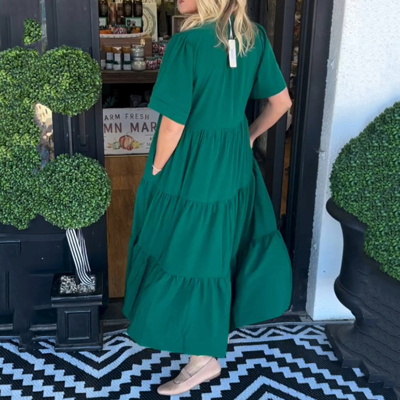 Women’s Elegant Tiered Maxi Dress