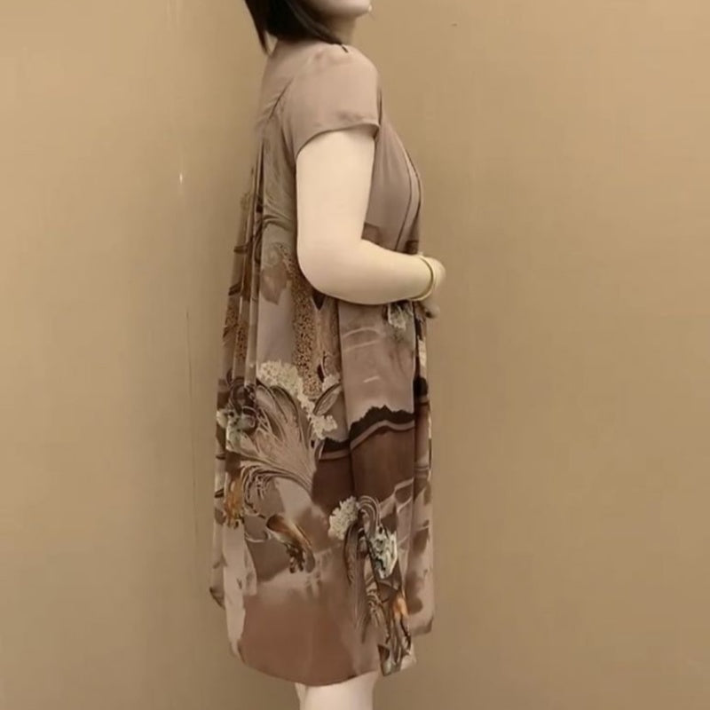 Women's Charming Loose Bold Print Dresses