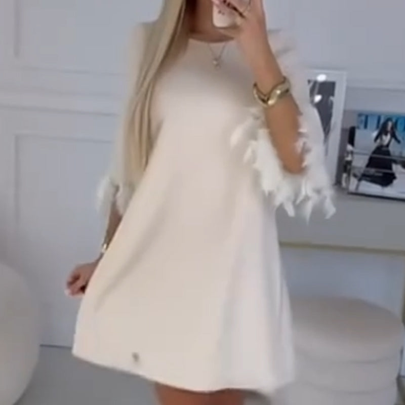 Women’s Solid A-Line Mini Dress