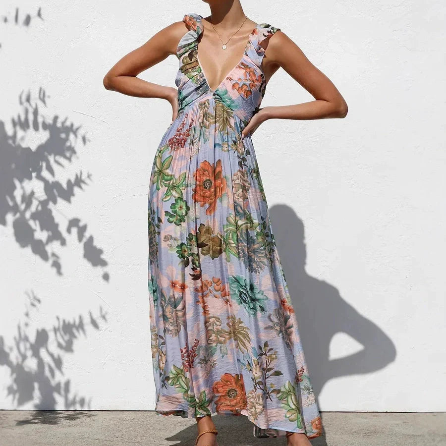 Bohemian Sunset Romance Dress