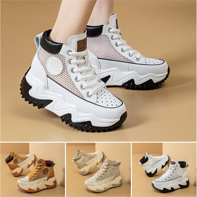 Women's Thick Sole Mesh Sneakers