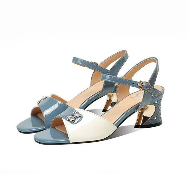Women's Fashion Chunky Heel High Heels