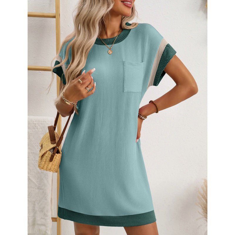 Women's T-Shirt A-Line Mini Dress