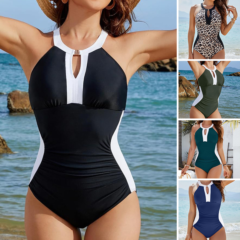 Deep V Slimming One-Piece Swimsuit