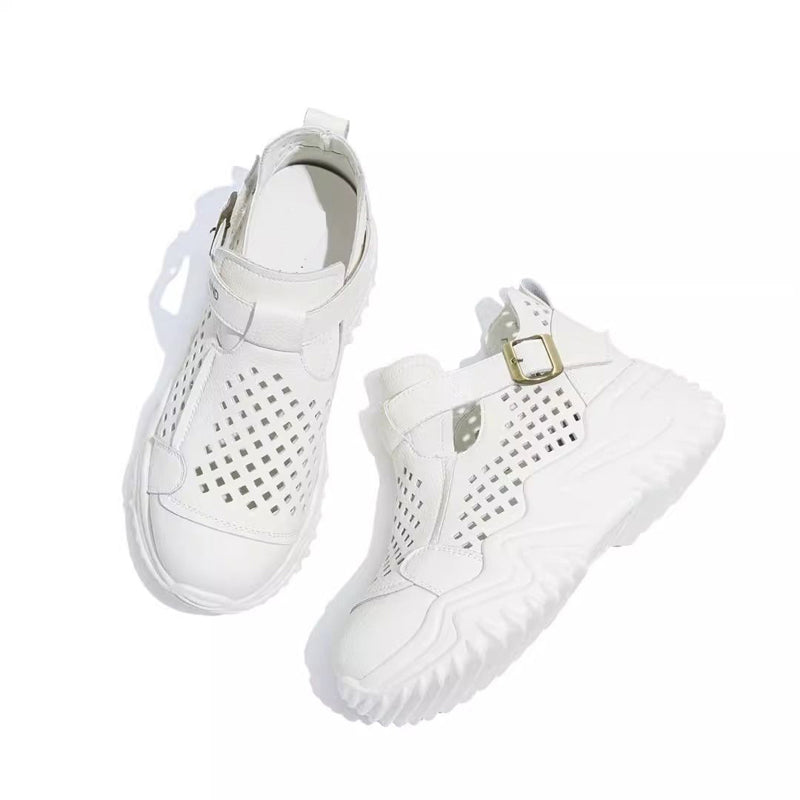 Women’s Summer Breathable Thick-Soled Hollow Out Shoes