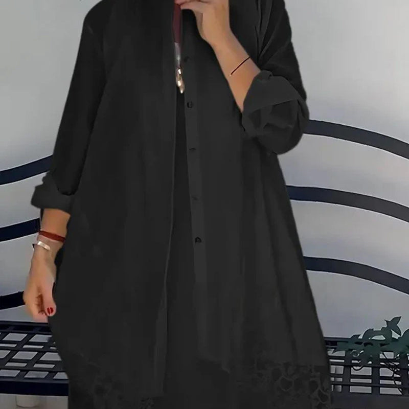 Women’s Sleeveless Dress & Lace Cardigan Set