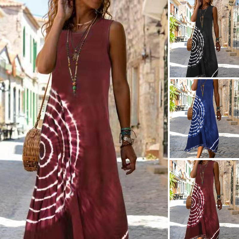 Women's Casual Sleeveless Midi Dress