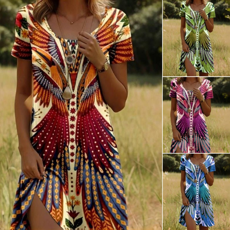 Women’s Floral Short Sleeve Dress