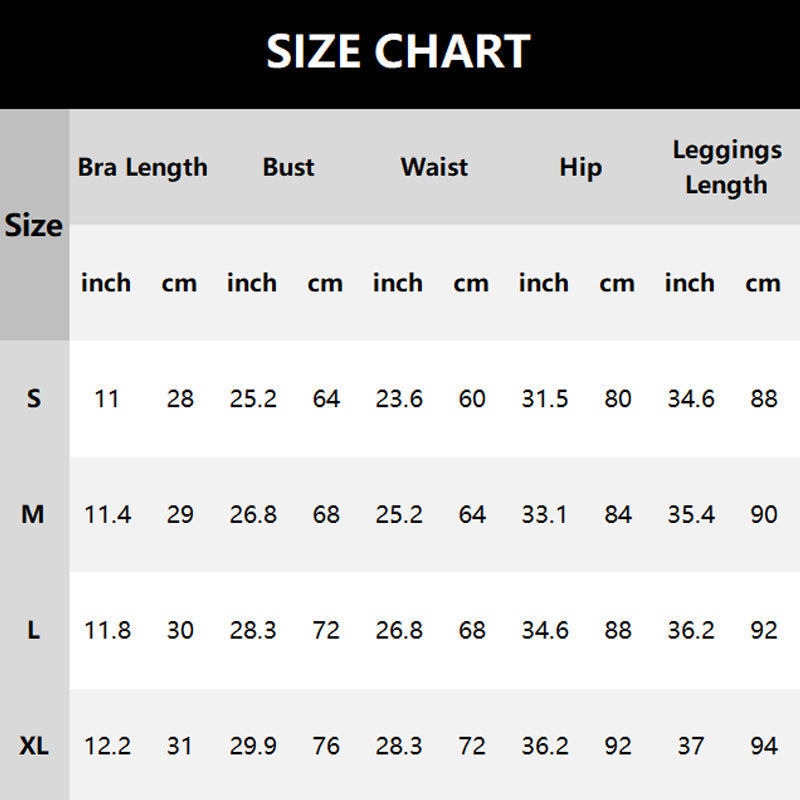 Women’s High Support Sports Bra & Butt Lifting Leggings (2-Piece Set)