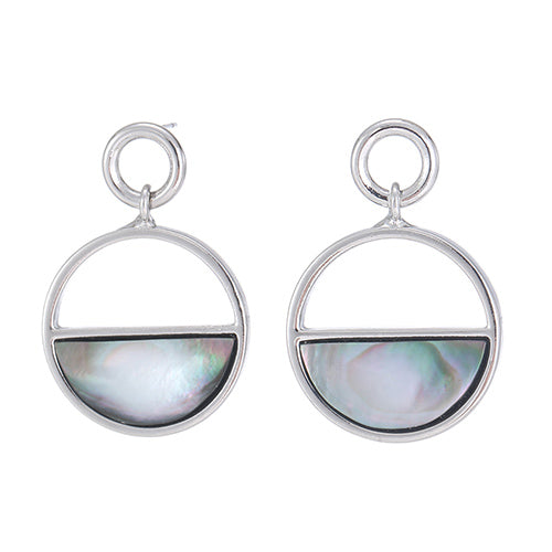 Elegant Colorful Shell Stud Earrings For Women