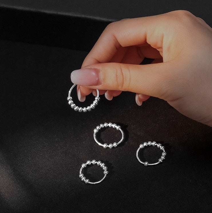 Beaded Anxiety Fidget Ring