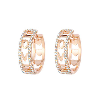 Gold Silver Color Small Hoop Earrings for Women