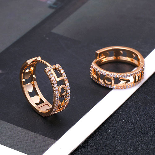 Gold Silver Color Small Hoop Earrings for Women