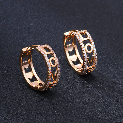 Gold Silver Color Small Hoop Earrings for Women
