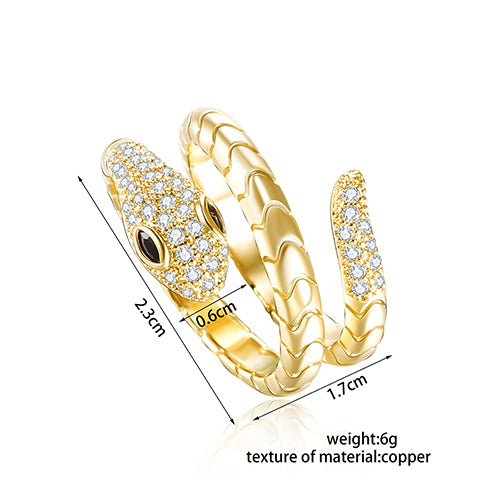 Punk Snake Ring for Women