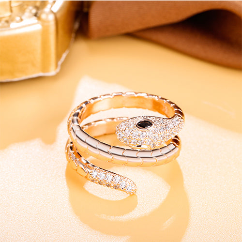 Punk Snake Ring for Women