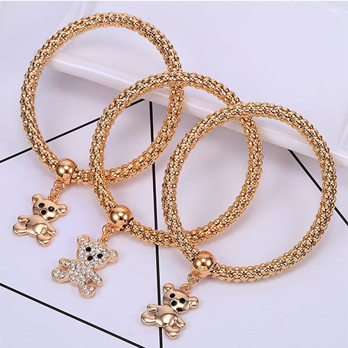 3Pcs/set Crystal Round shape Bracelets